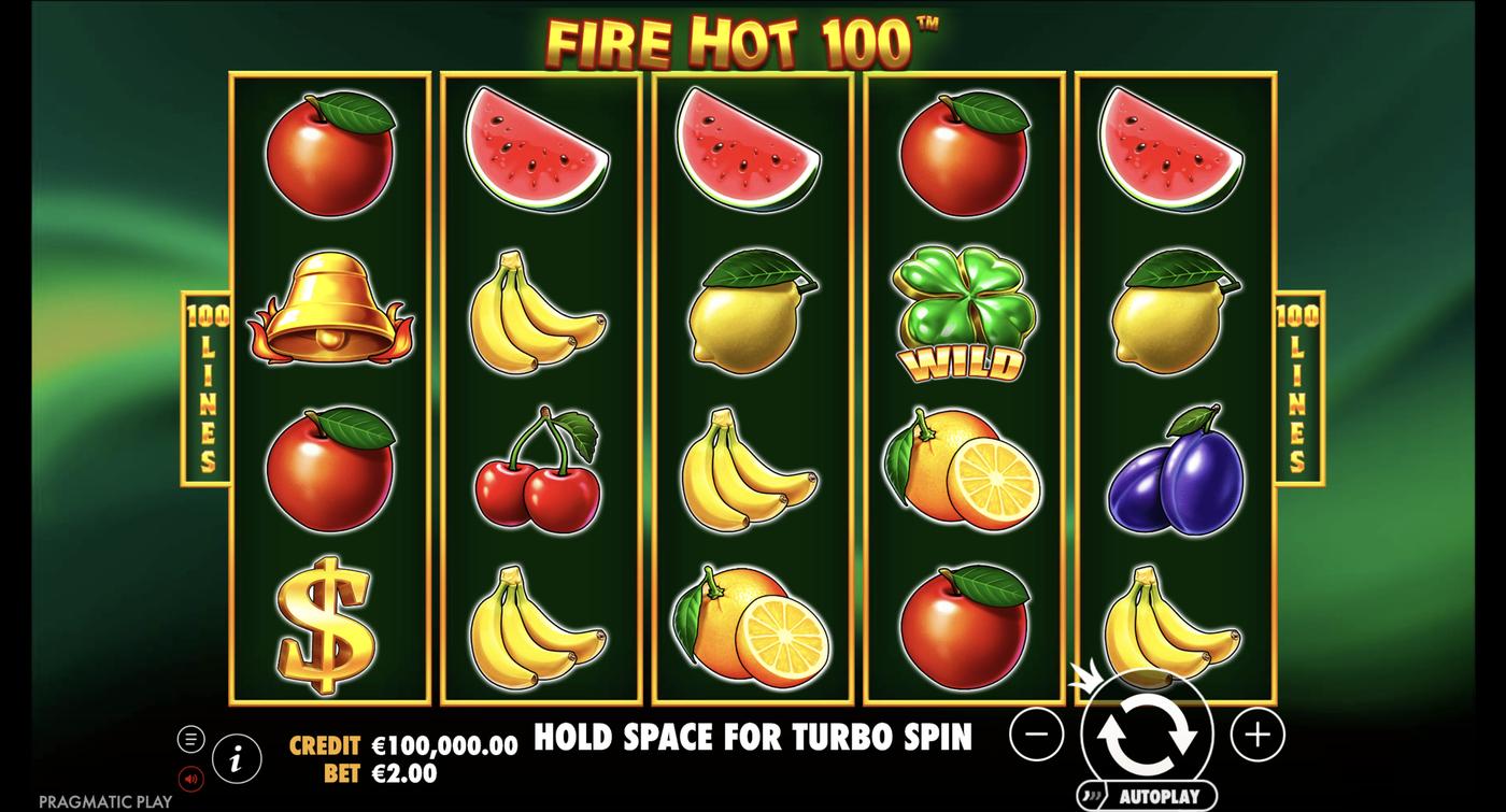 Fire Hot 100: image of main menu