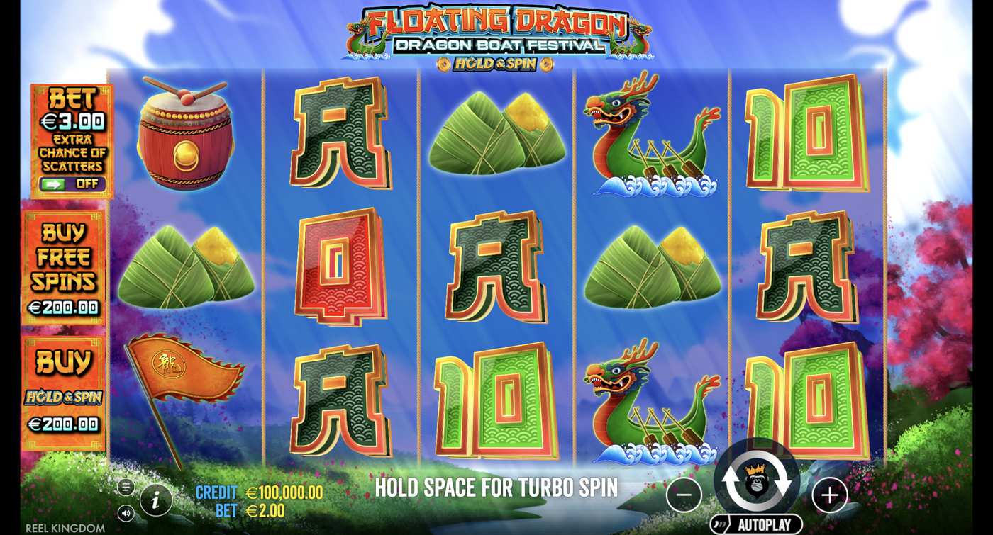 Floating Dragon - Dragon Boat Festival: image of main menu
