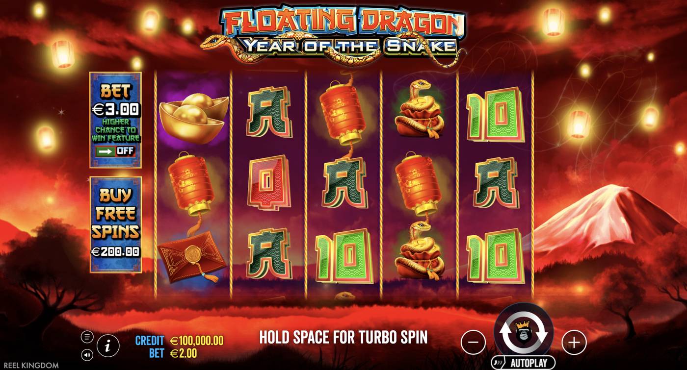 Floating Dragon - Year of the Snake: image of main menu