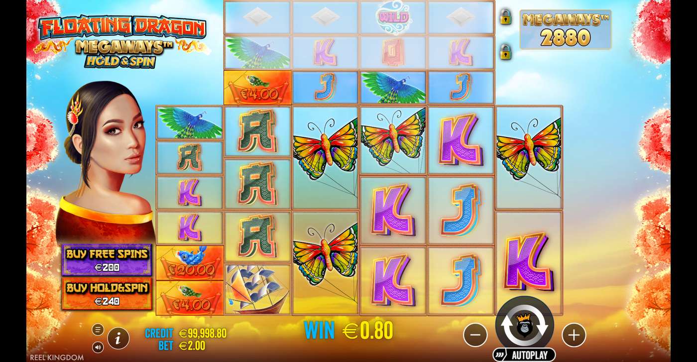 Floating Dragon Megaways: image of winning
