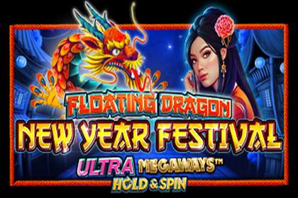 Floating Dragon New Year Festival Ultra Megaways Hold & Spin Online Slot Logo