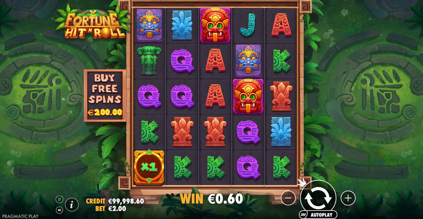 Fortune Hit'n Roll: image of winning