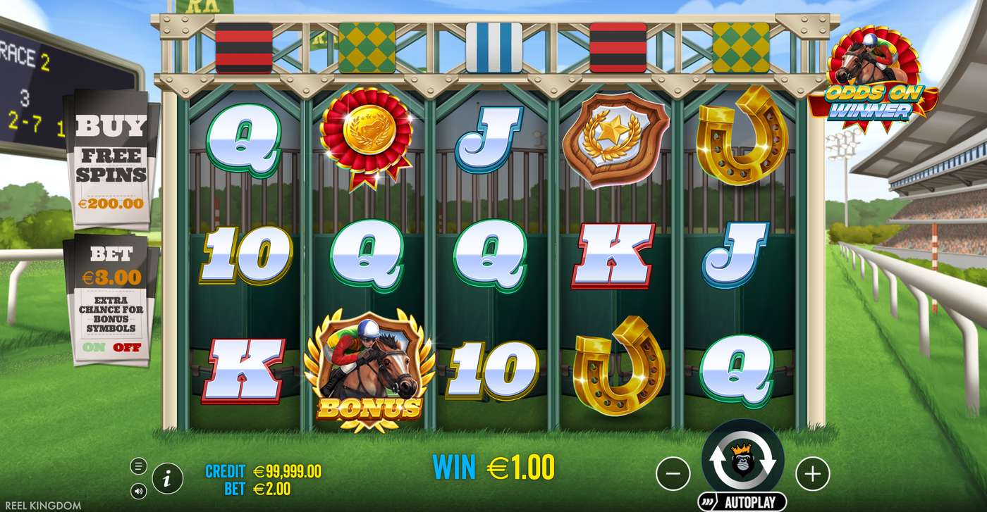 Front Runner Odds On: image of winning