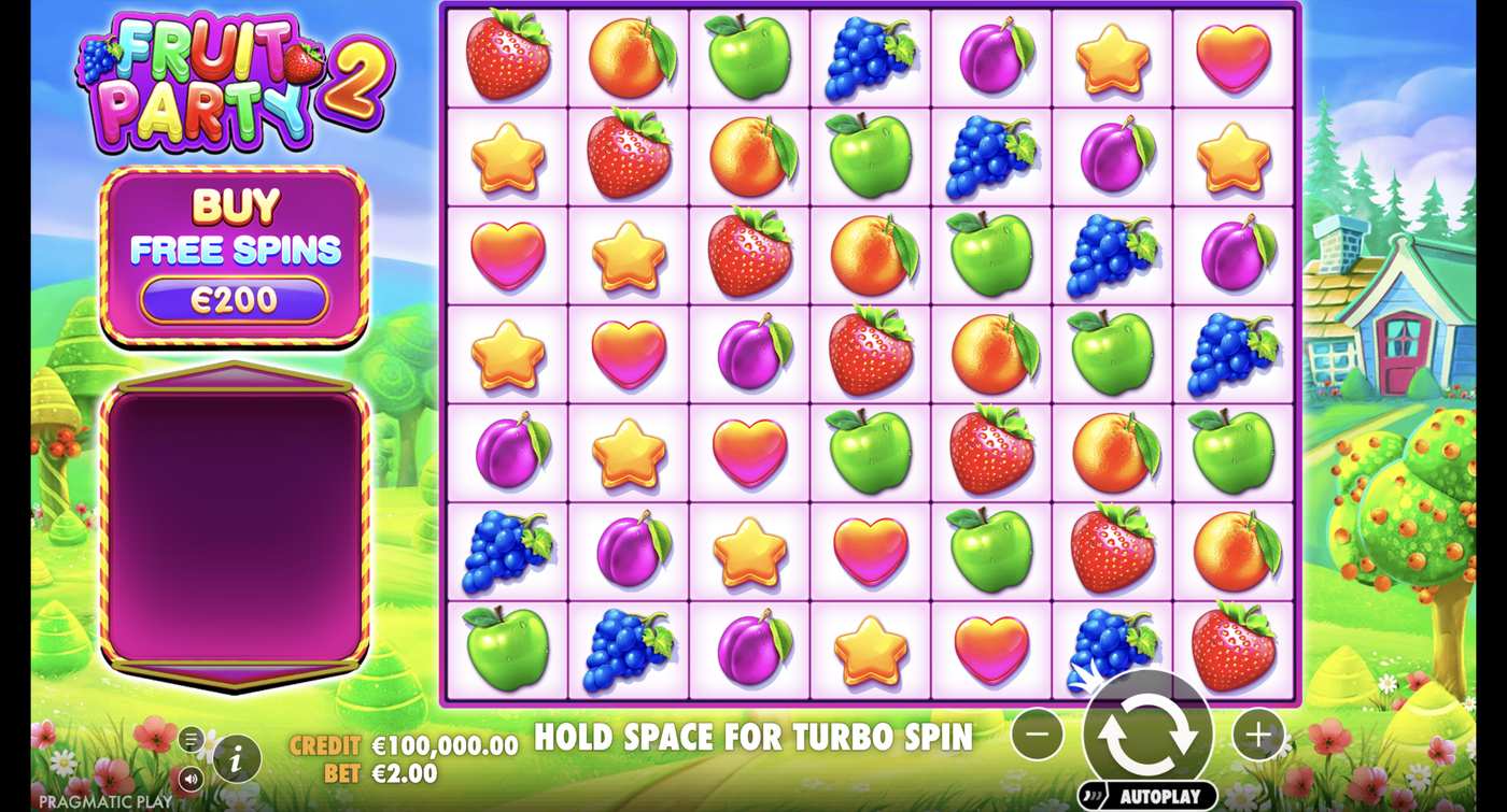 Fruit Party 2: image of main menu
