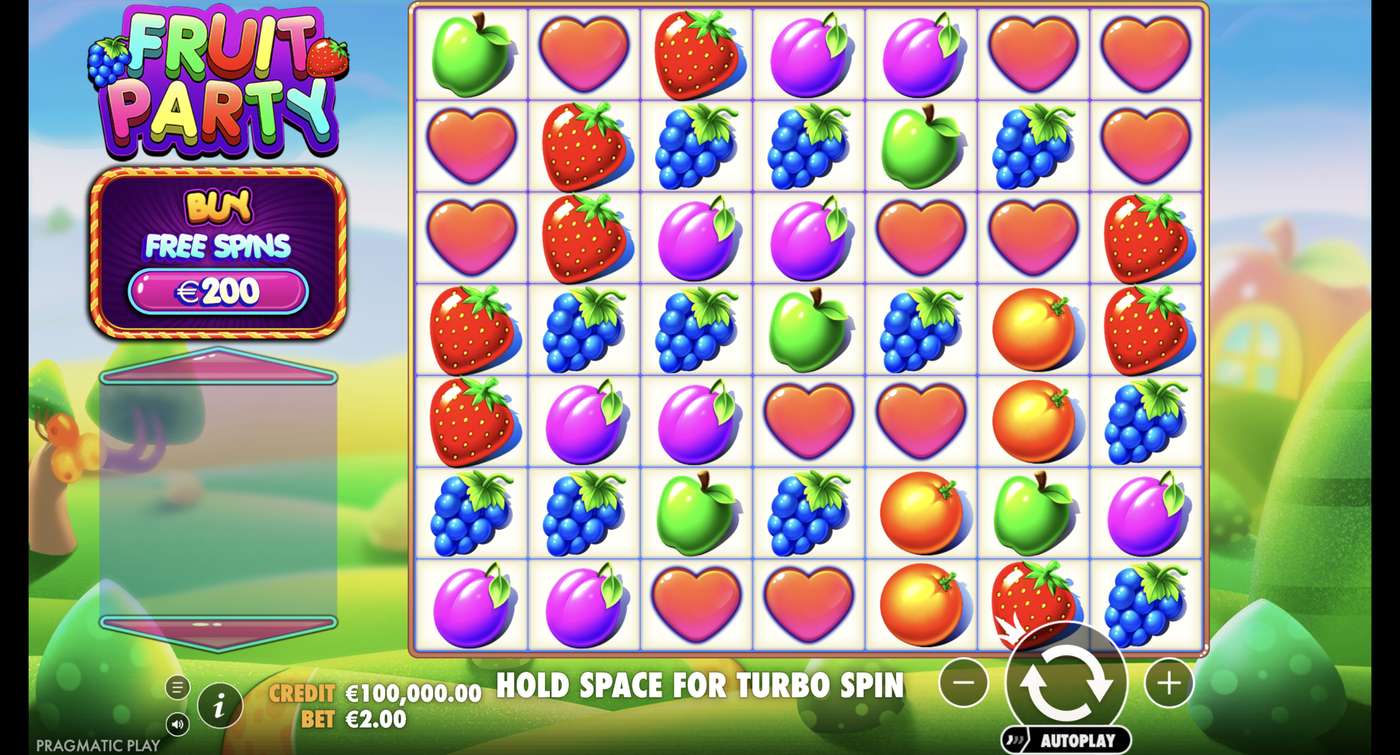 Fruit Party: image of main menu
