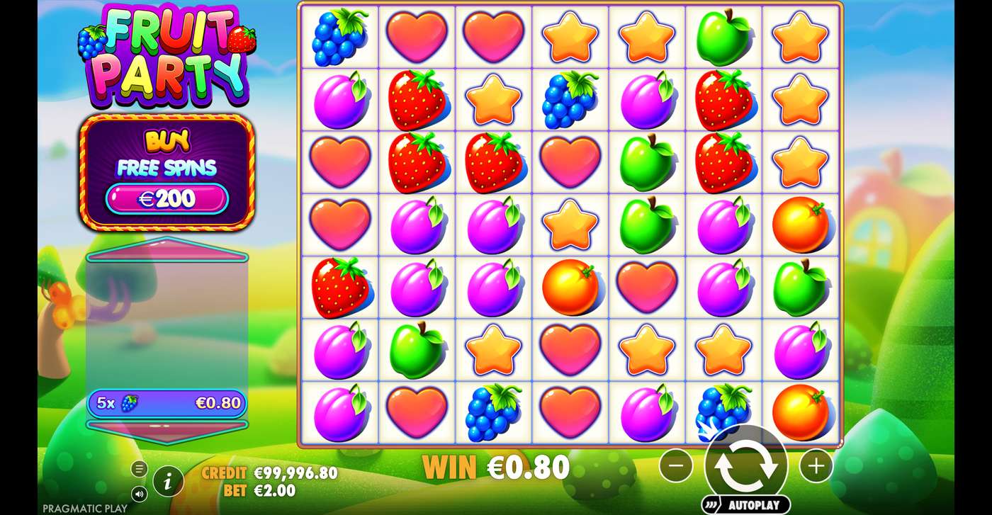 Fruit Party: image of winning