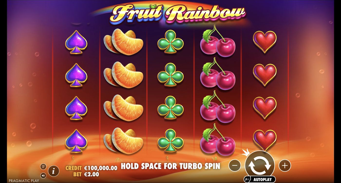 Fruit Rainbow: image of main menu