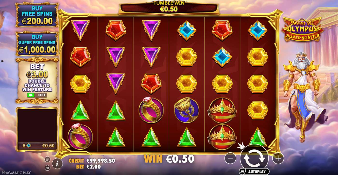 Gates of Olympus Super Scatter: image of winning