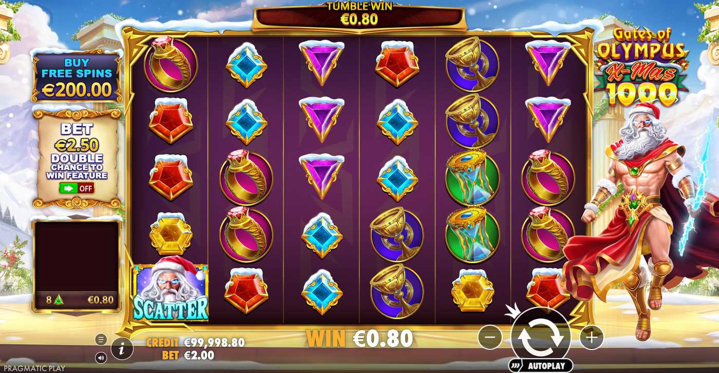 Gates of Olympus Xmas 1000: image of winning