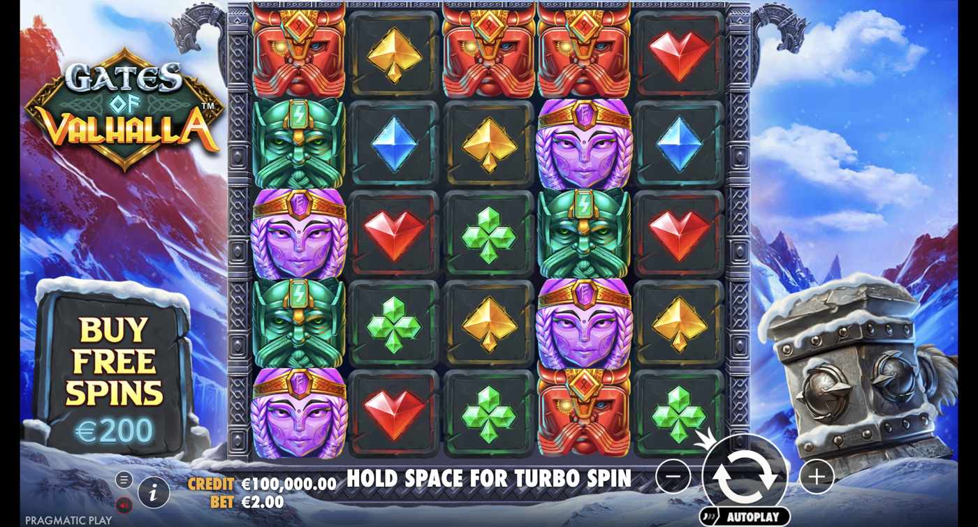 Gates of Valhalla: image of main menu