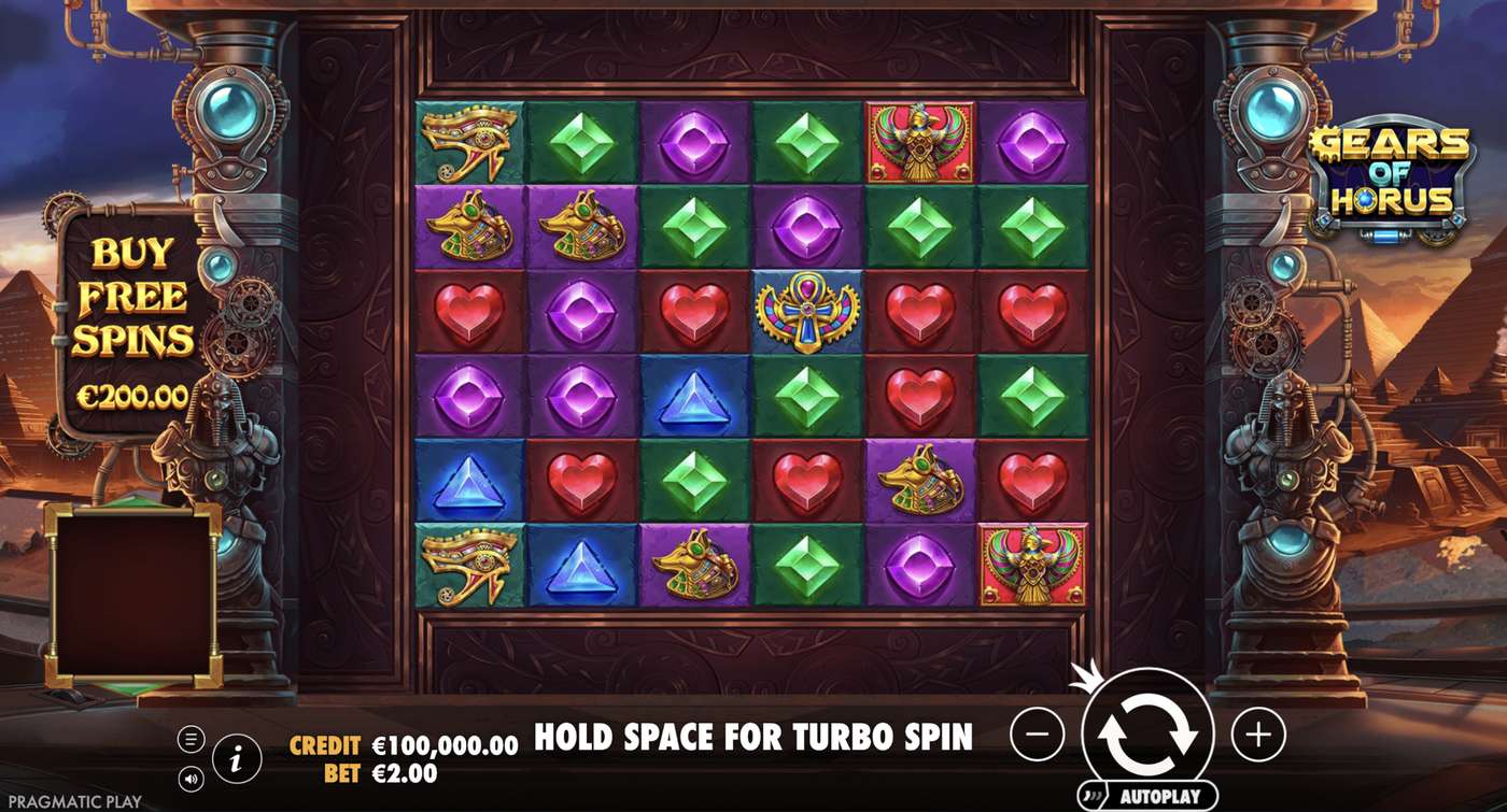 Gears of Horus: image of main menu
