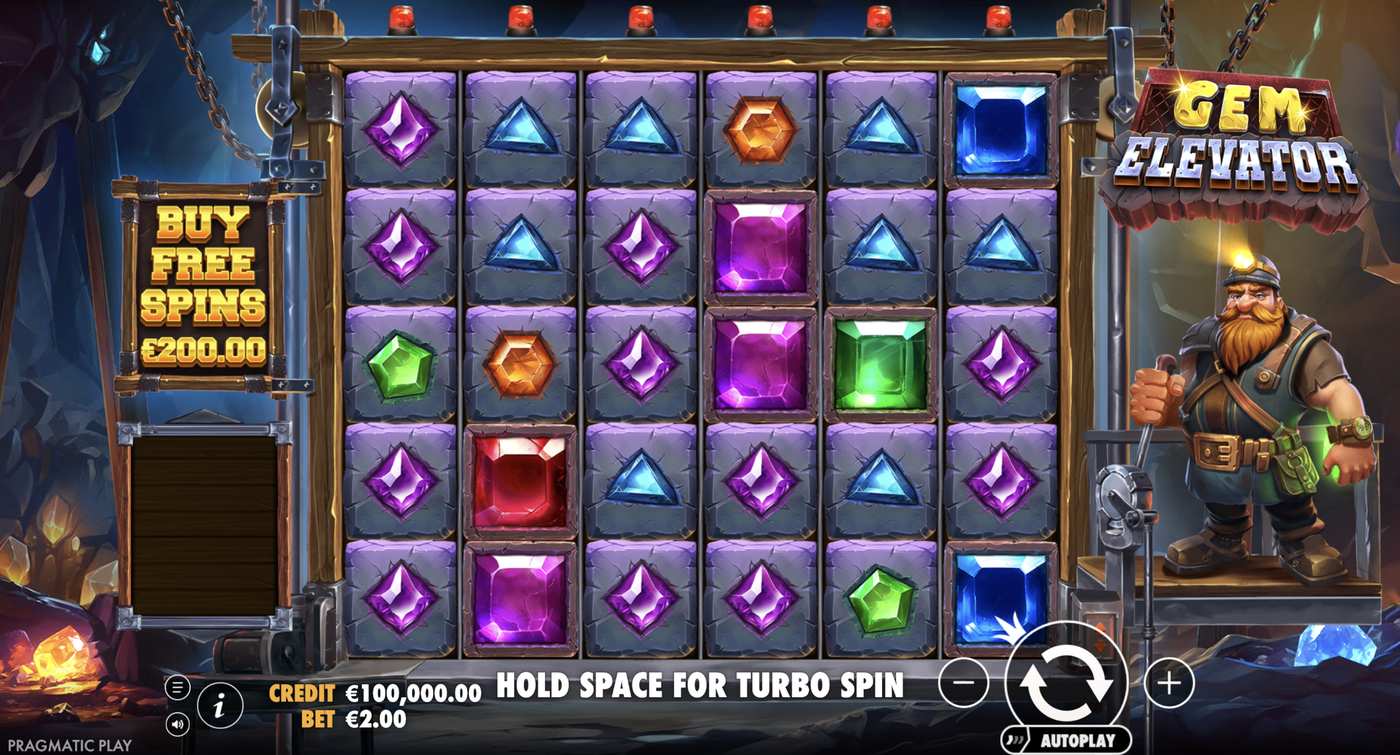 Gem Elevator: image of main menu