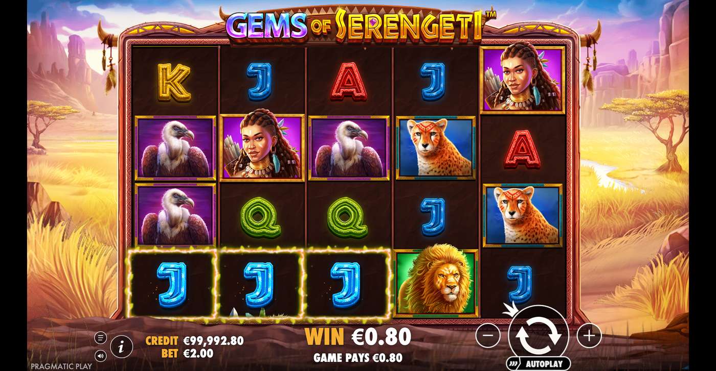 Gems of Serengeti: image of winning