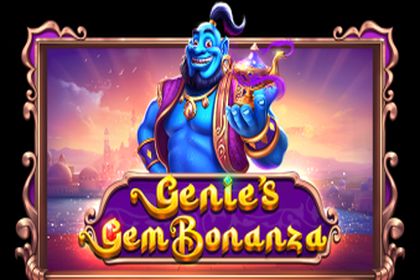 Genie's Gem Bonanza Online Slot Logo
