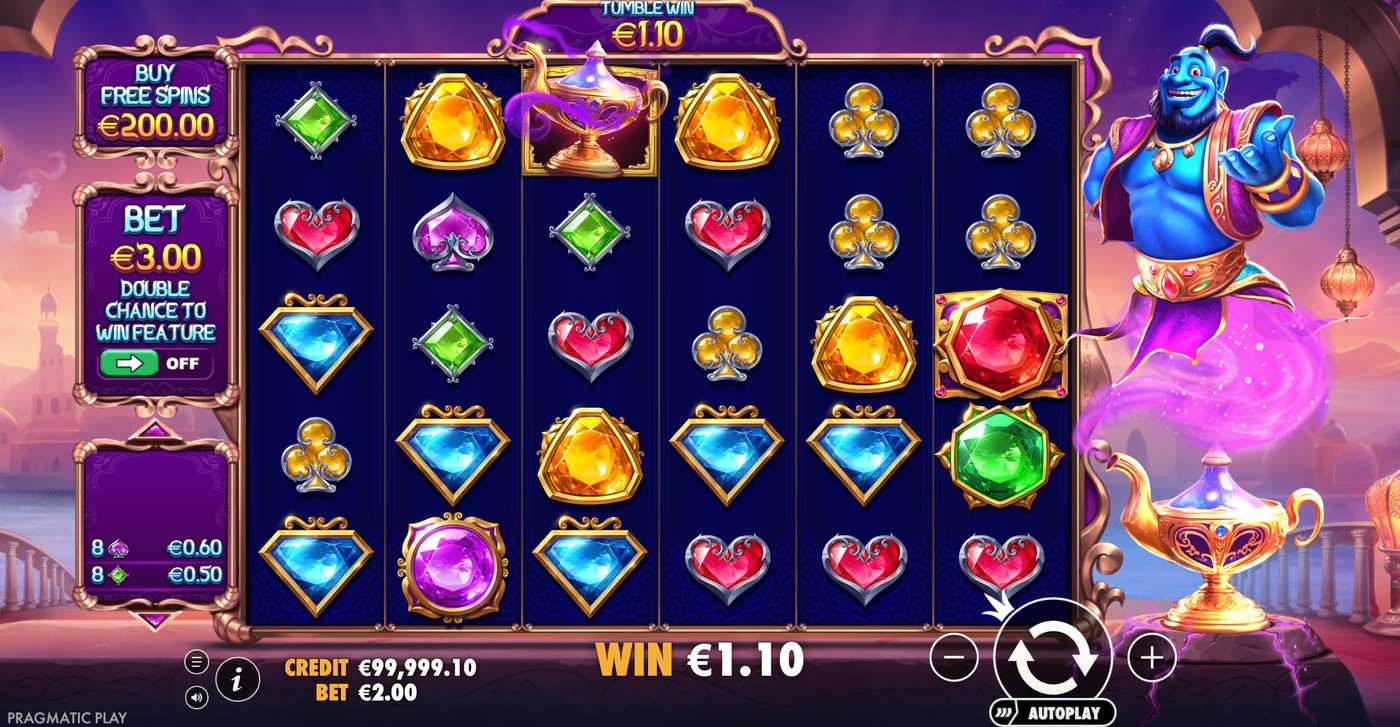 Genie's Gem Bonanza: image of winning