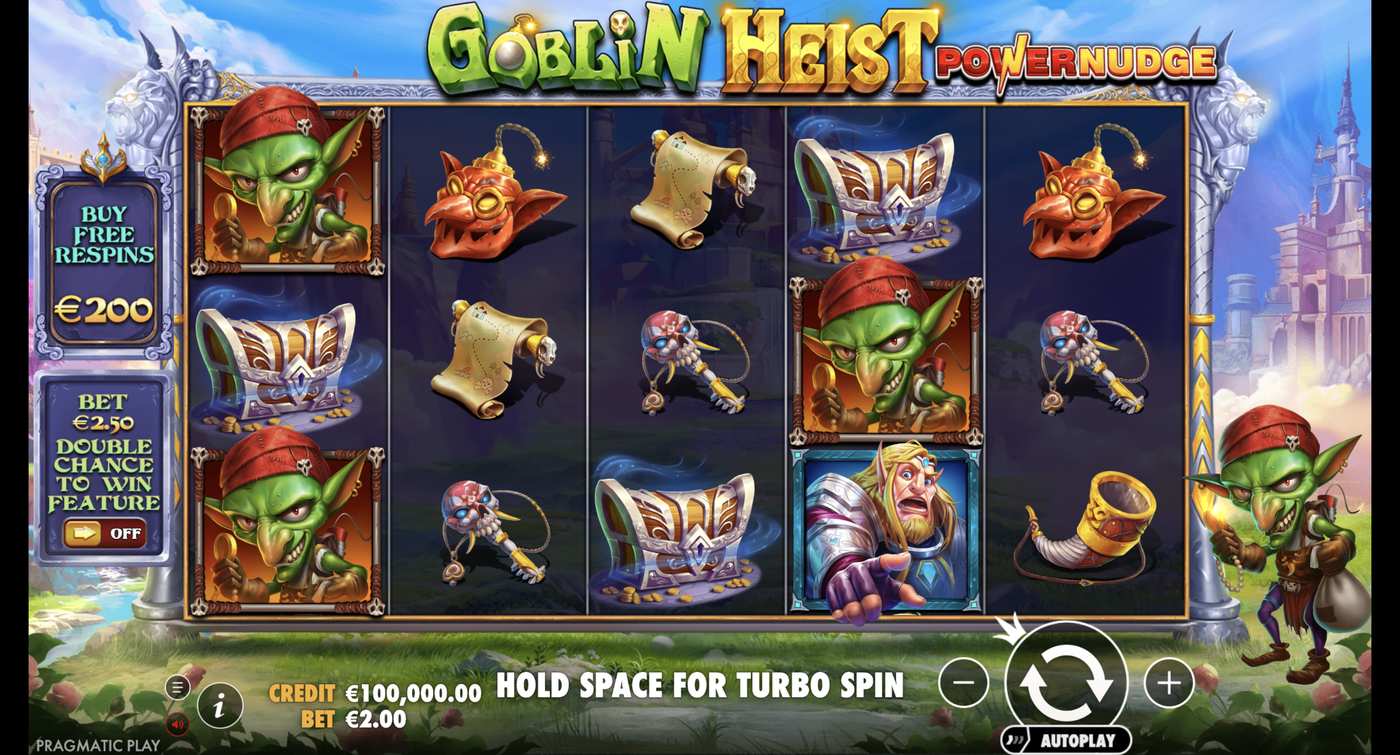 Goblin Heist PowerNudge: image of main menu