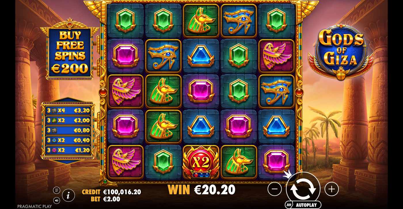 Gods of Giza: image of winning