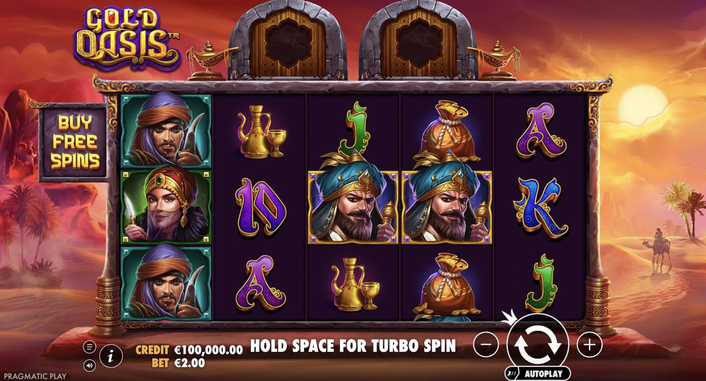 Gold Oasis: image of main menu