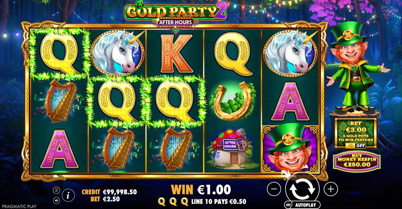 Gold Party 2 - After Hours: image of winning