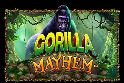 Gorilla Mayhem Online Slot Logo