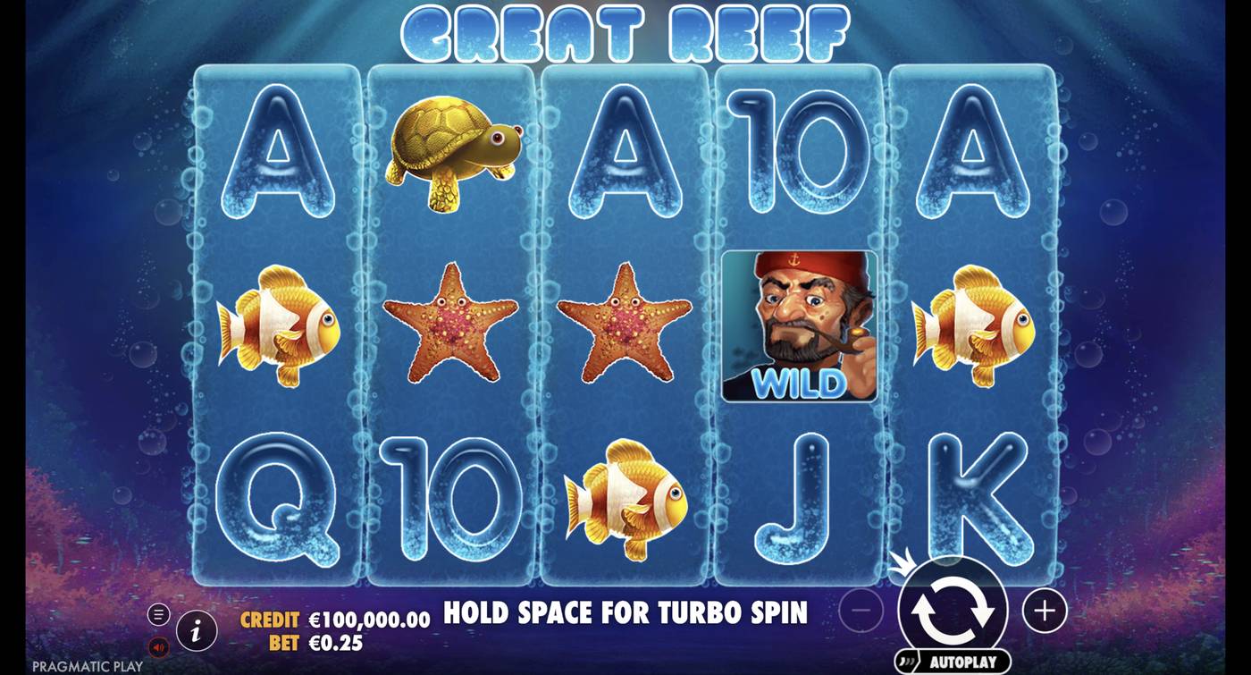 Great Reef: image of main menu