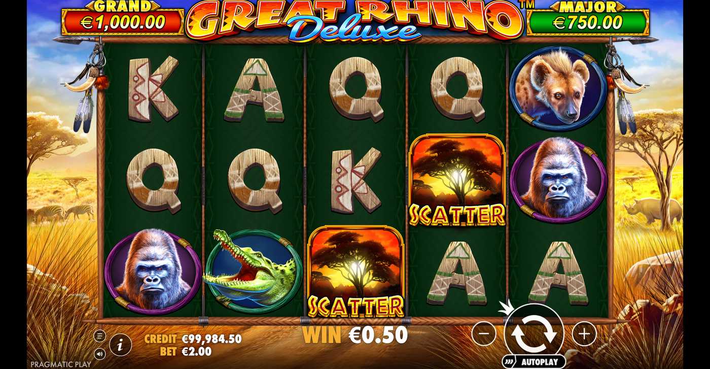 Great Rhino Deluxe: image of winning