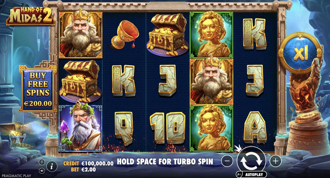 Hand of Midas 2: image of main menu
