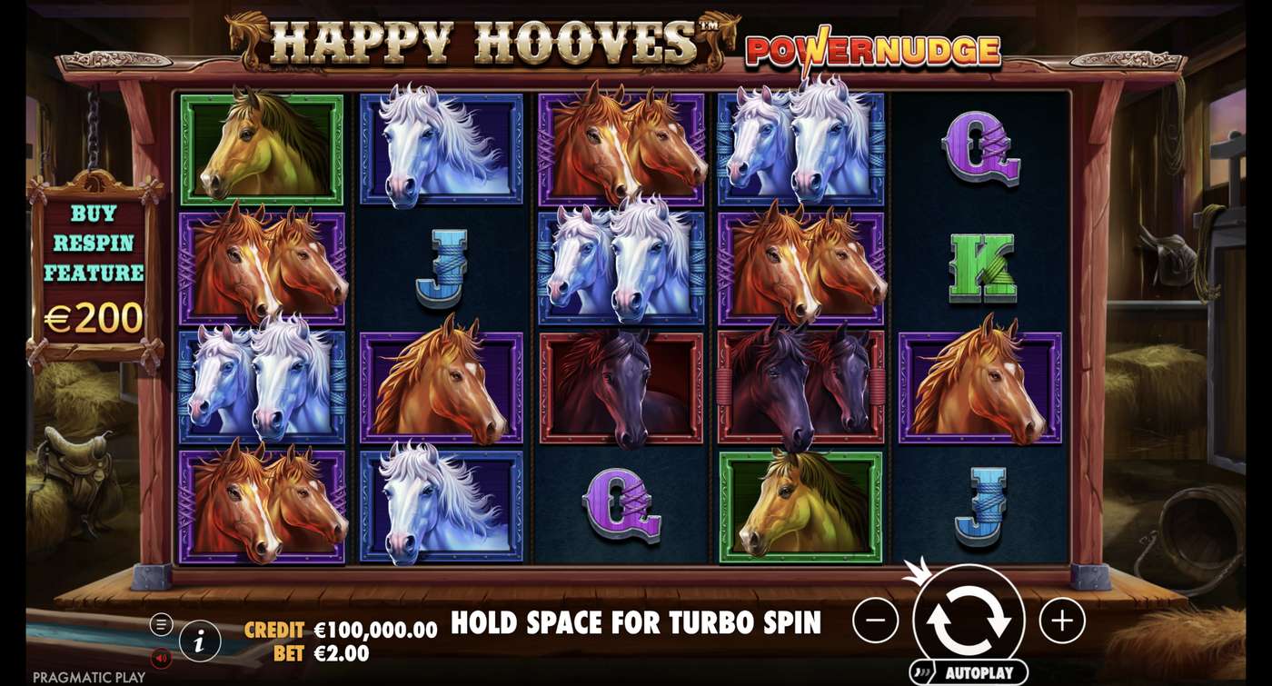 Happy Hooves: image of main menu