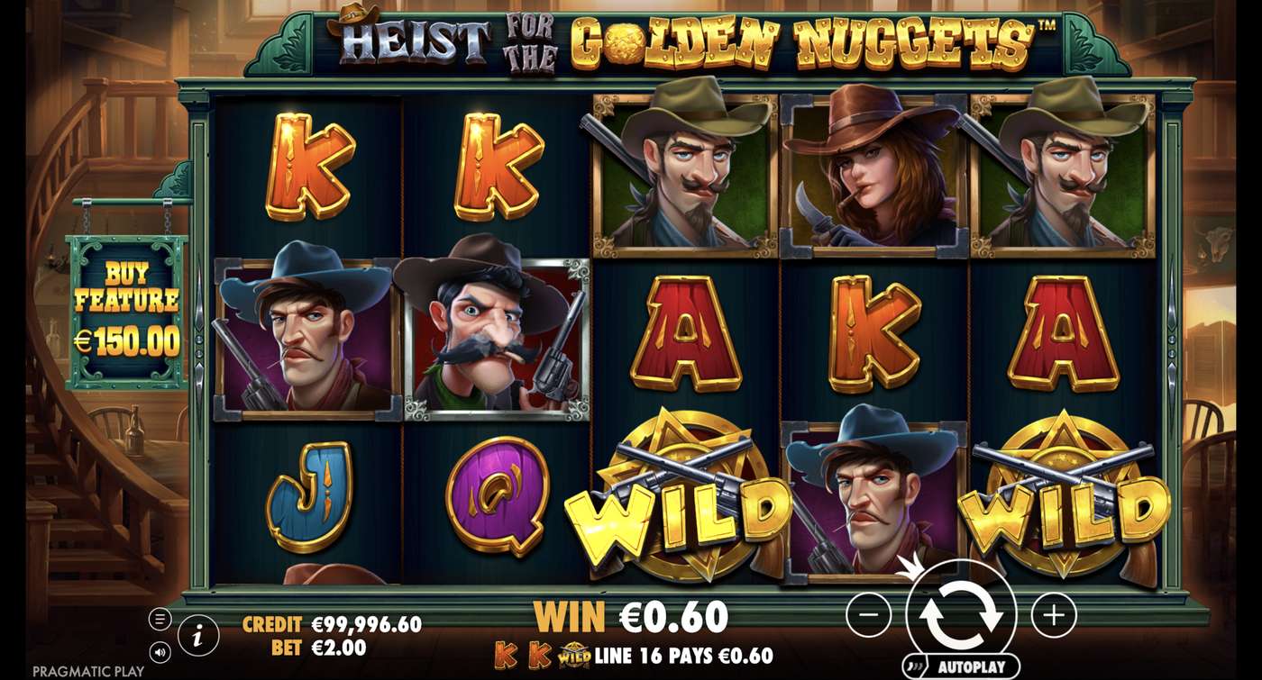 Heist for the Golden Nuggets: image of winning