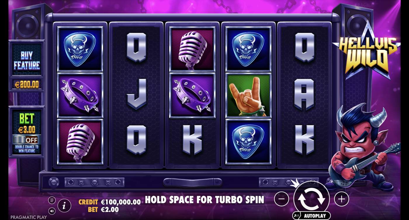 Hellvis Wild: image of main menu