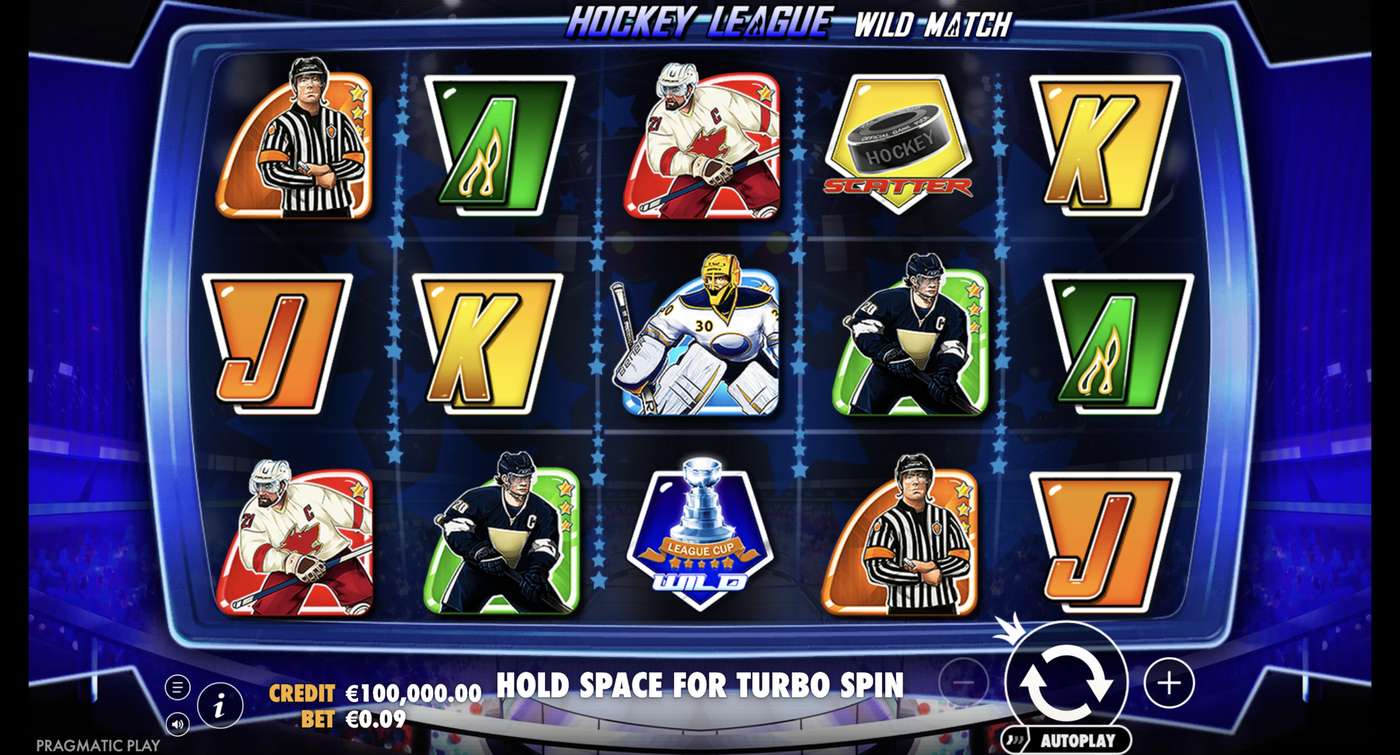 Hockey League Wild Match: image of main menu