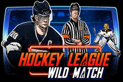 Hockey League Wild Match Online Slot Logo