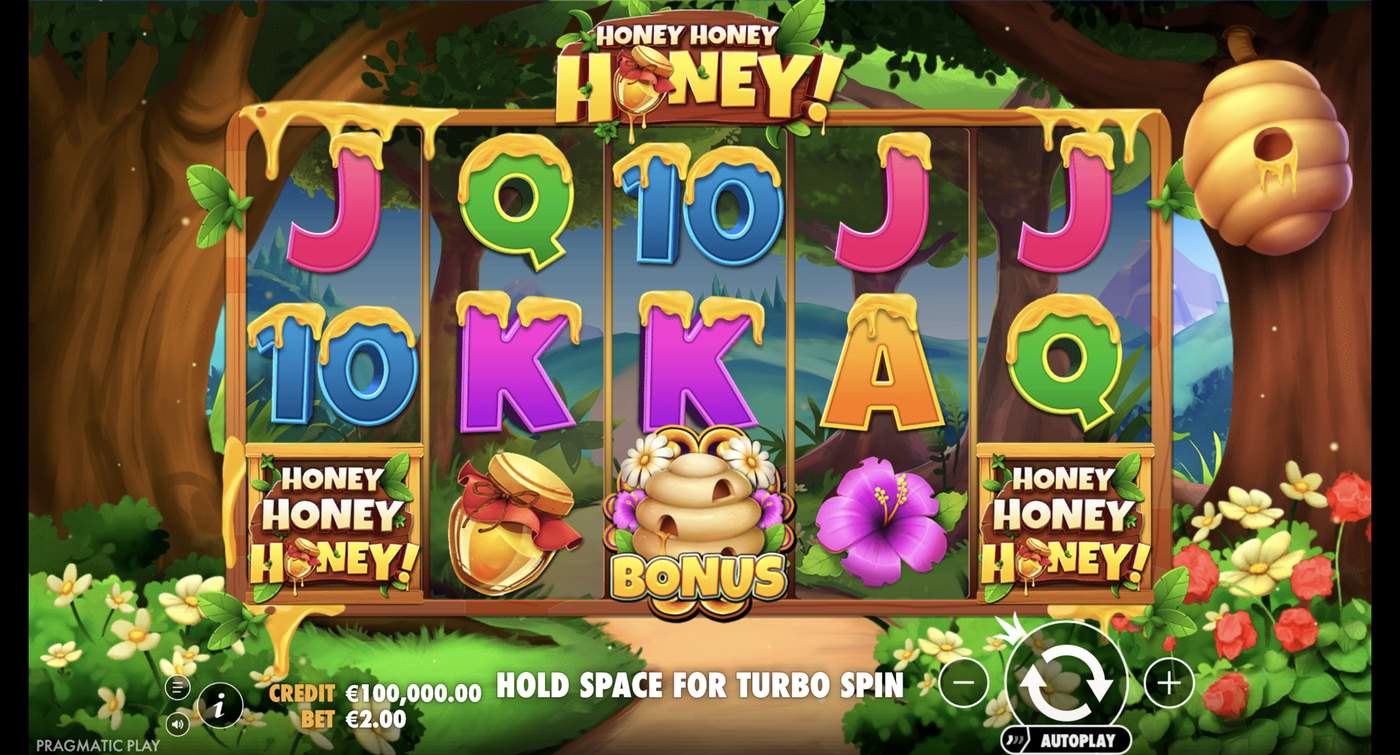 Honey Honey Honey: image of main menu
