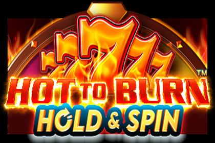 Hot to Burn Hold and Spin Online Slot Logo