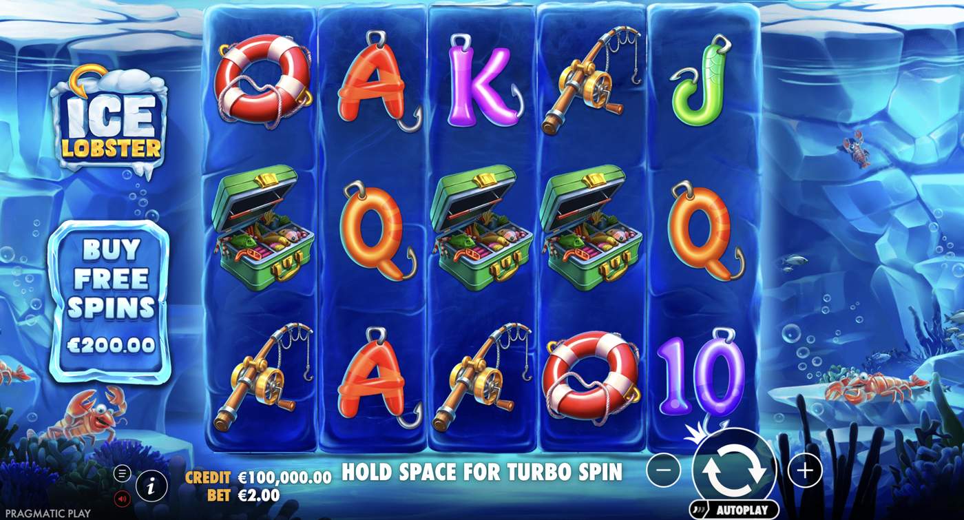 Ice Lobster: image of main menu