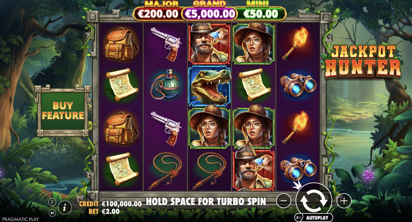 Jackpot Hunter: image of main menu