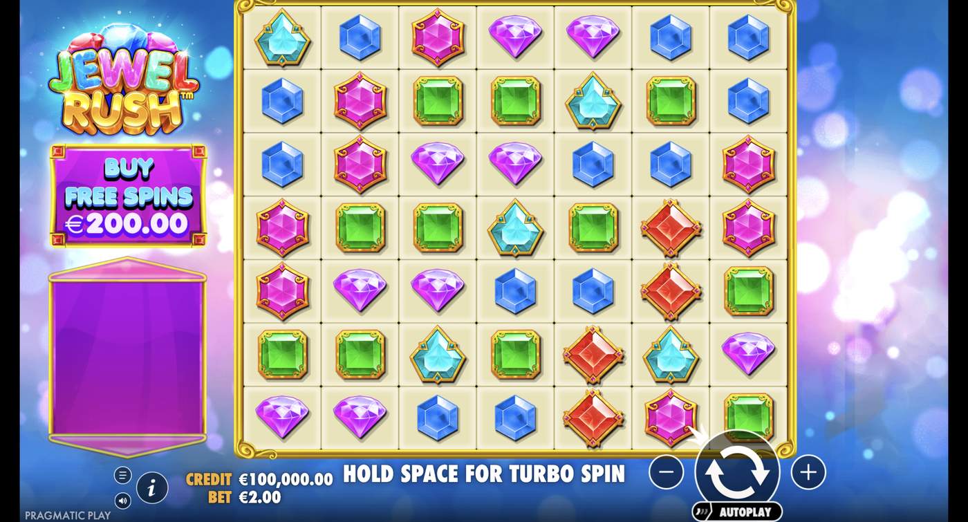 Jewel Rush: image of main menu