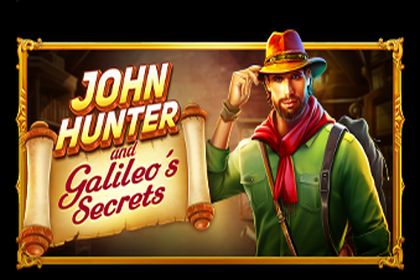 John Hunter and Galileo's Secrets Online Slot Logo