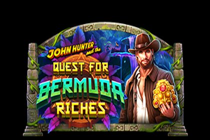 John Hunter and the Quest for Bermuda Riches Online Slot Logo