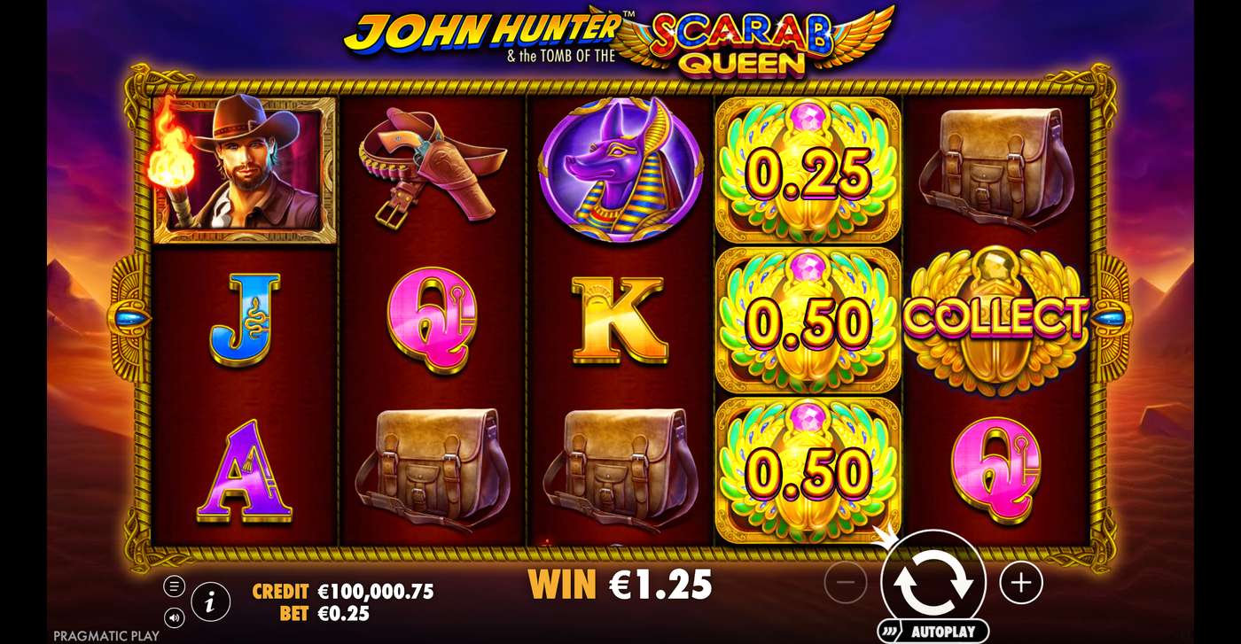 John Hunter and the Tomb of the Scarab Queen: image of winning