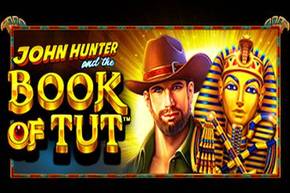 John Hunter and the book of Tut Online Slot Logo