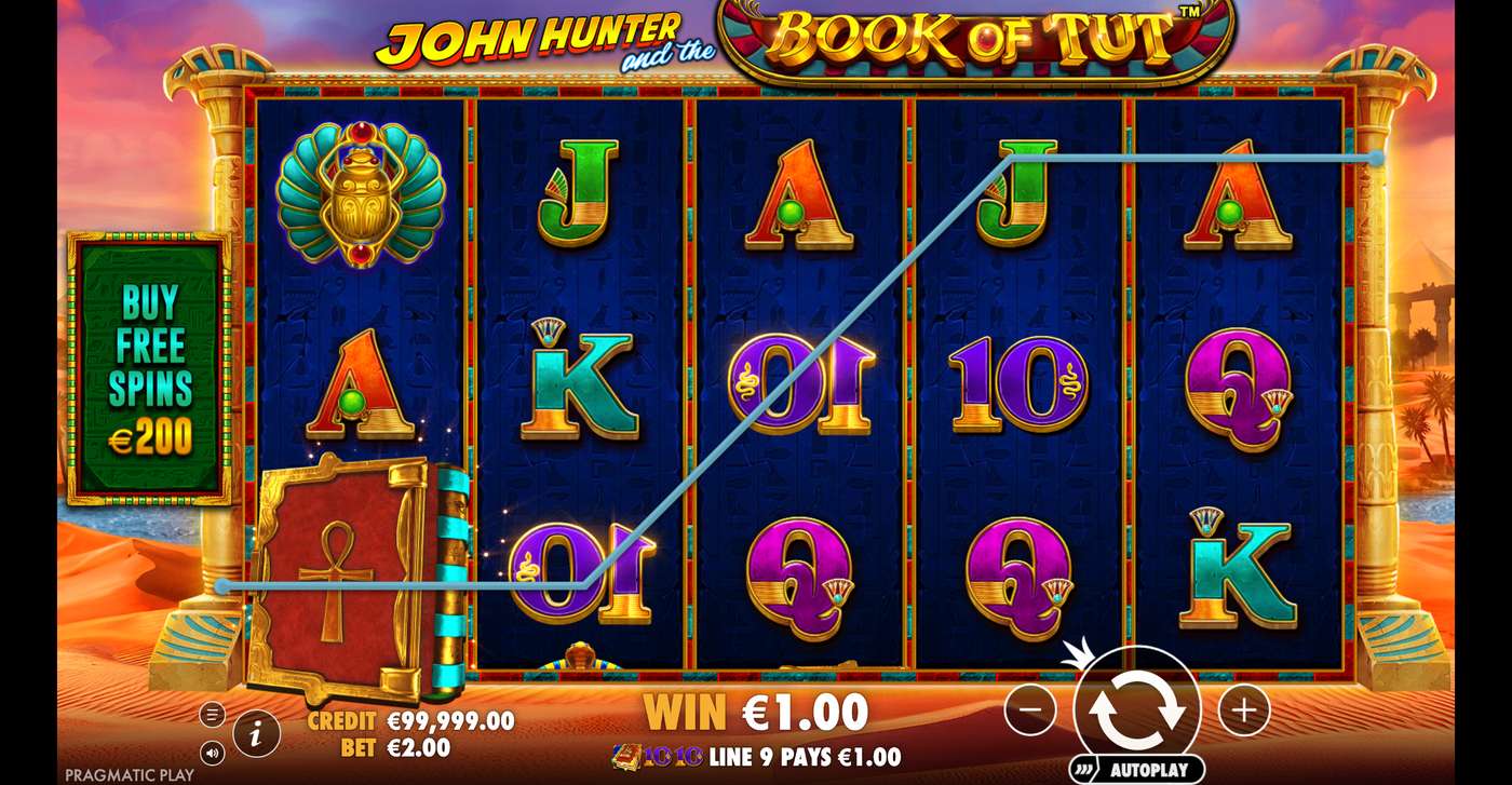 John Hunter and the book of Tut: image of winning