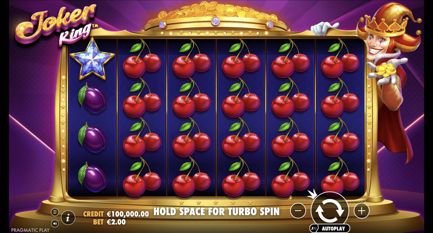 Joker King: image of main menu