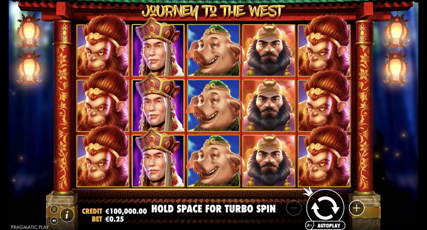 Journey to the West: image of main menu
