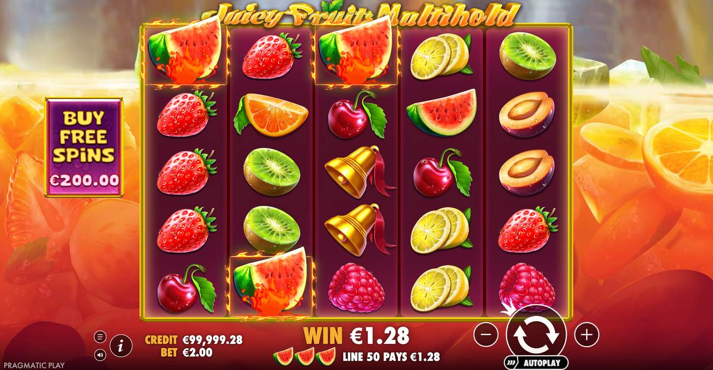 Juicy Fruits Multihold: image of winning