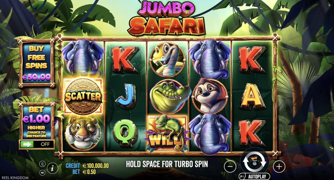 Jumbo Safari: image of main menu