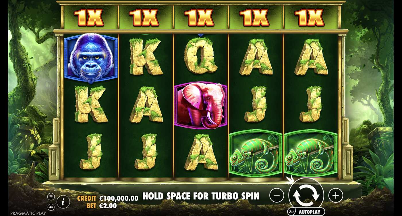 Jungle Gorilla: image of main menu