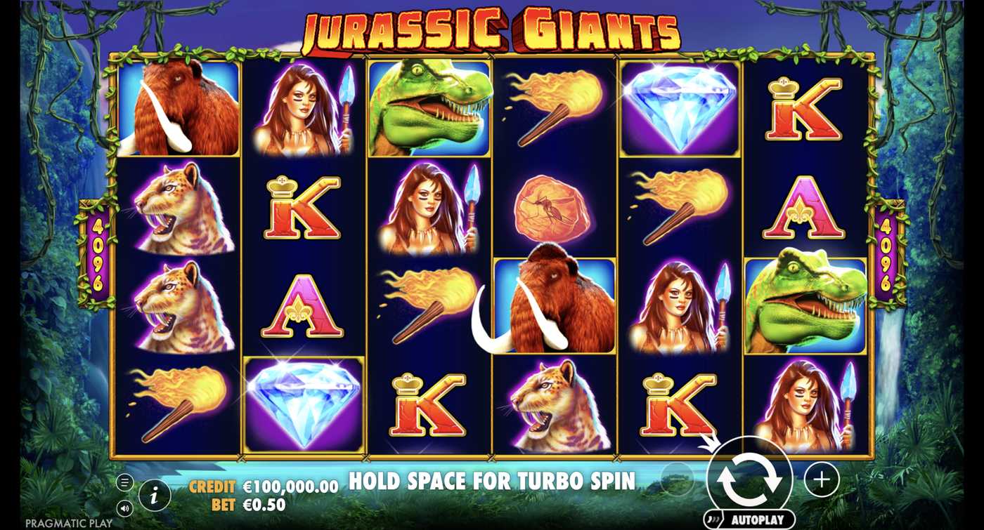 Jurassic Giants: image of main menu