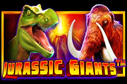 Jurassic Giants Online Slot Logo
