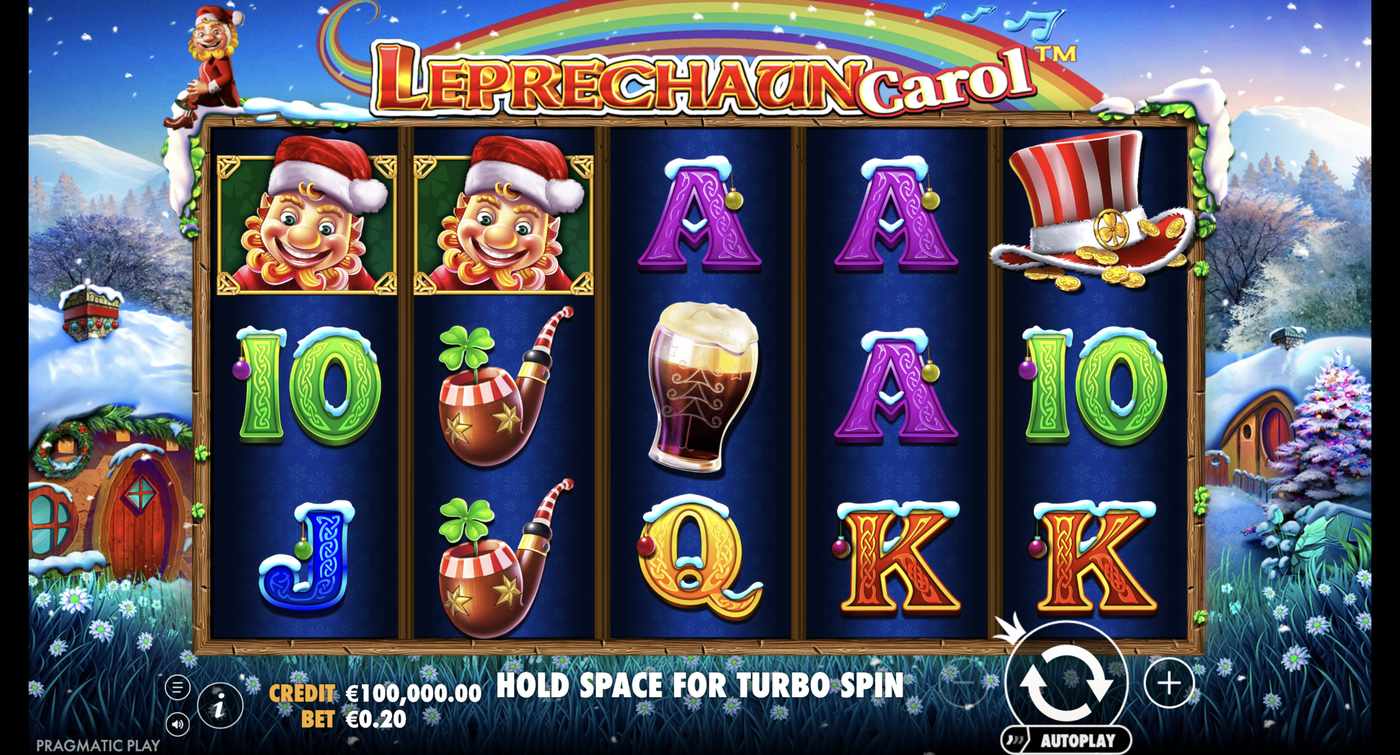 Leprechaun Carol: image of main menu